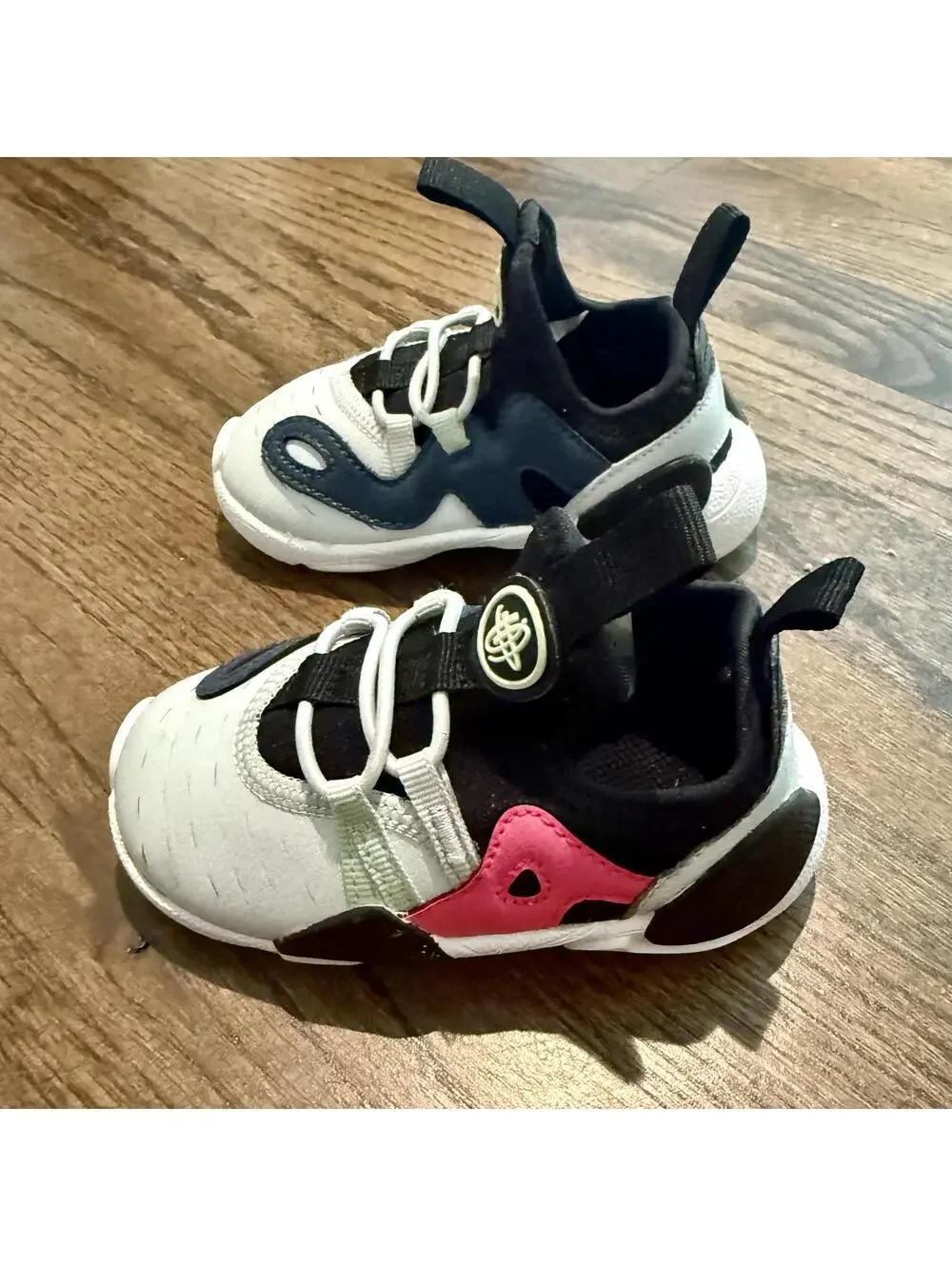 Nike (TD) Nike Huarache E.D.G.E 'Black Gray Pink' Shoes Size 6C